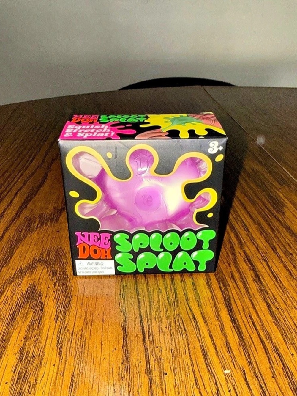 Schylling NeeDoh Sploot Splat Sensory Fidget Toy Pink & Green NWT